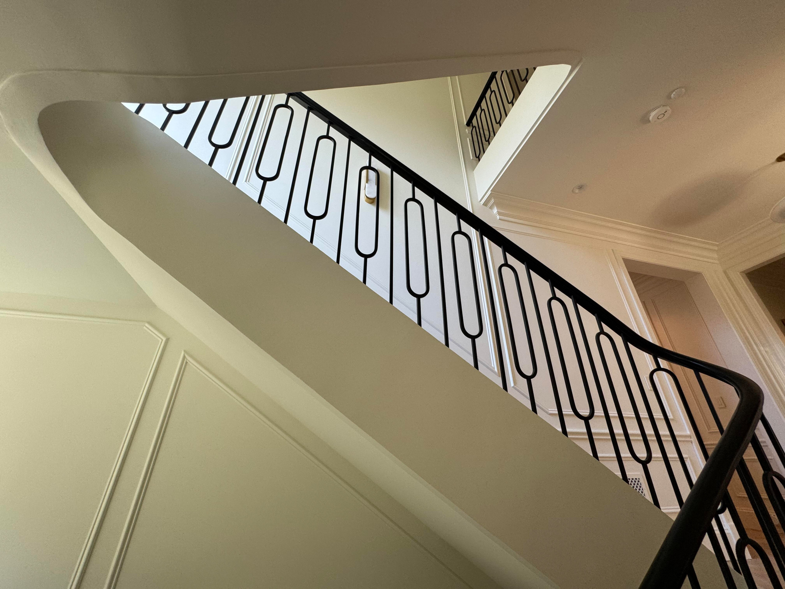 134_Stunning Straight Stair with an Elliptical Twist, McLean, VA 22101