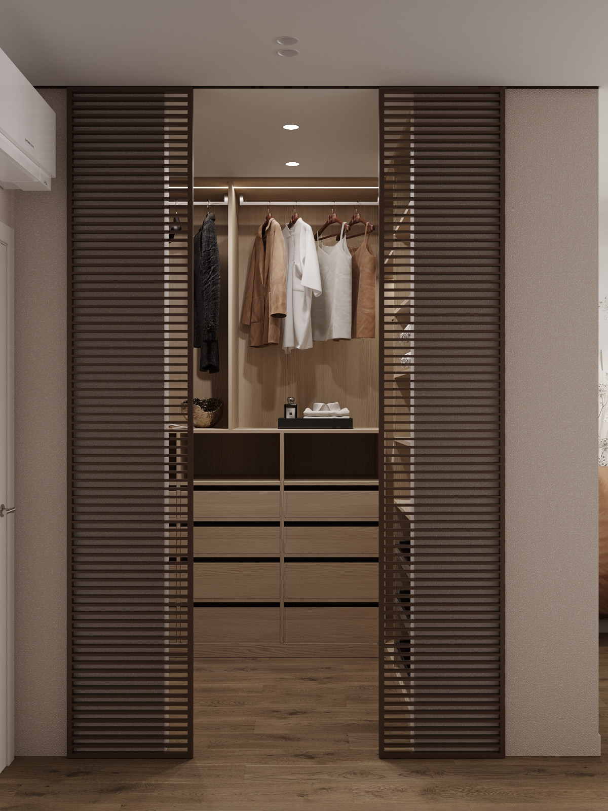 ЖК «Ultra City», квартира в стиле современный минимализм в теплой светлой гамме