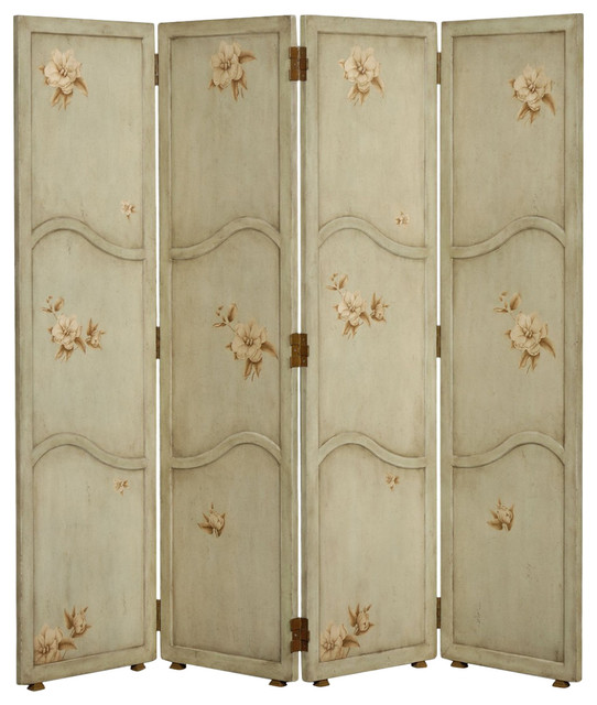 Jonathan Charles Folding Floor Screen 493508 Traditional Screens