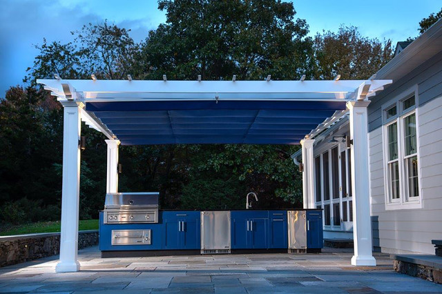 Retractable Shade, Millbrook moderne-gaardhave