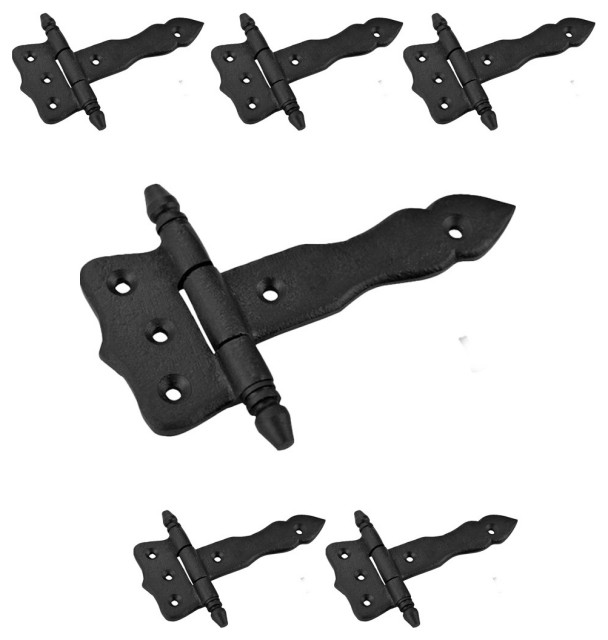 Door Strap Hinge 5" Inch Wrought Iron Antique Design Renovators Supply