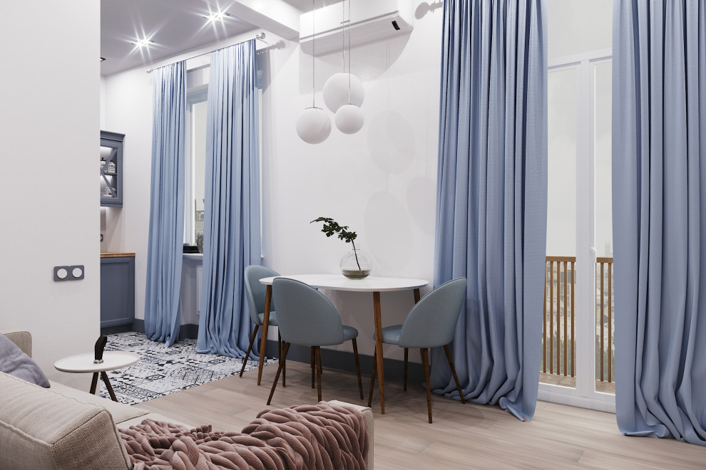 Квартира в Скандинавском стиле для молодой семьи в Сталинке