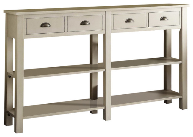 Acme Galileo 60 Console Table In Cream Acme Galileo 60 Console Table In Cream