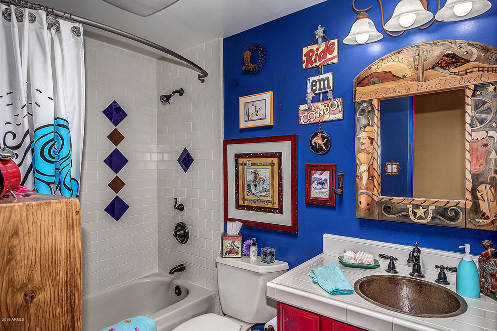 Example of a southwest bathroom design in Phoenix
