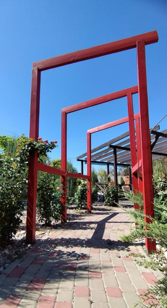 Зона отдыха в частном саду