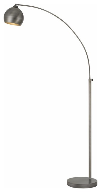 Cal Lighting BO-2030-1L-AS Floor Lamps Antiqued Siler Metal Signature