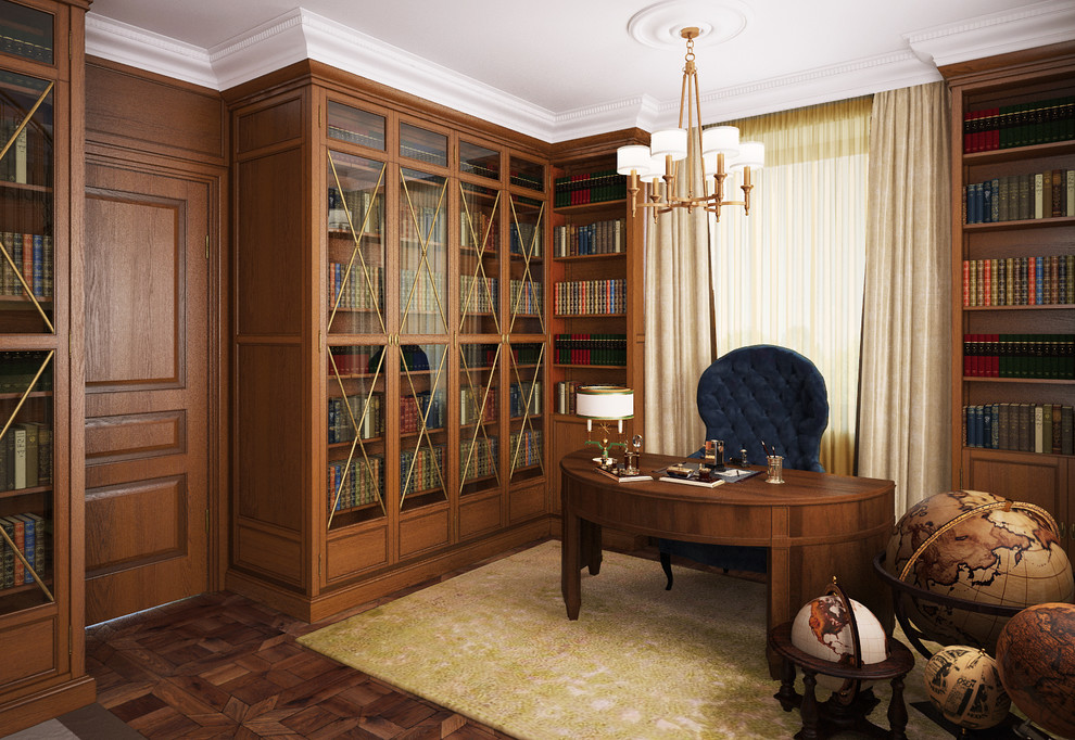 Классический кабинет со спальней