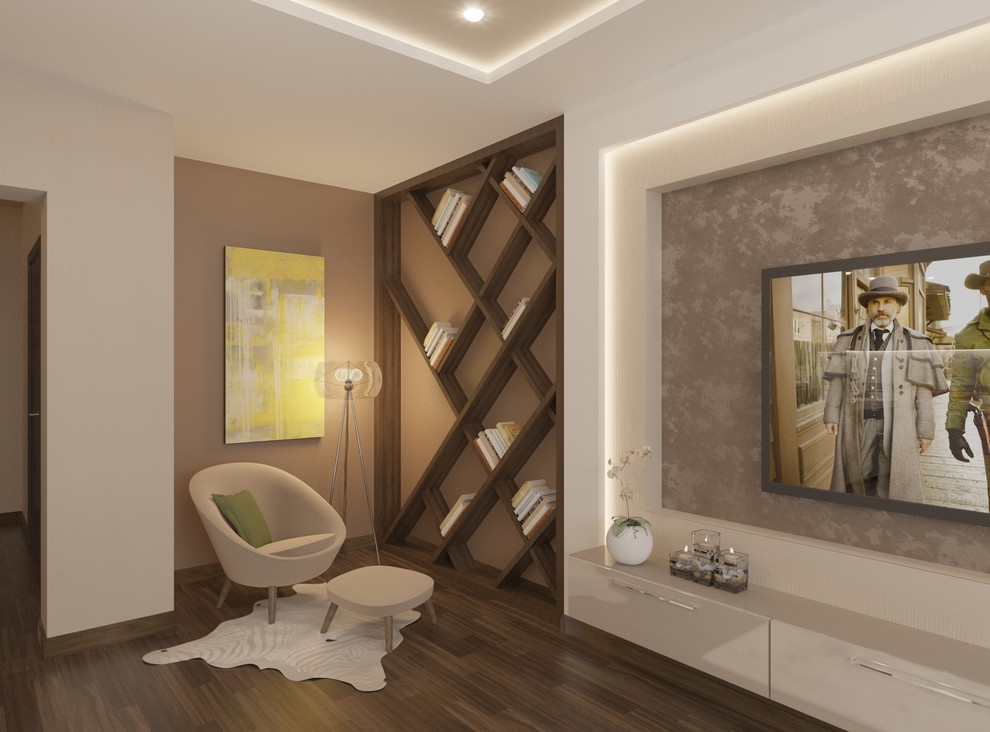 Дизайн квартиры-студии для молодой семьи