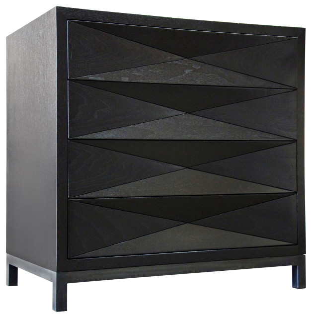 Diamante Nightstand Walnut Transitional Nightstands And Bedside Tables By Cfc