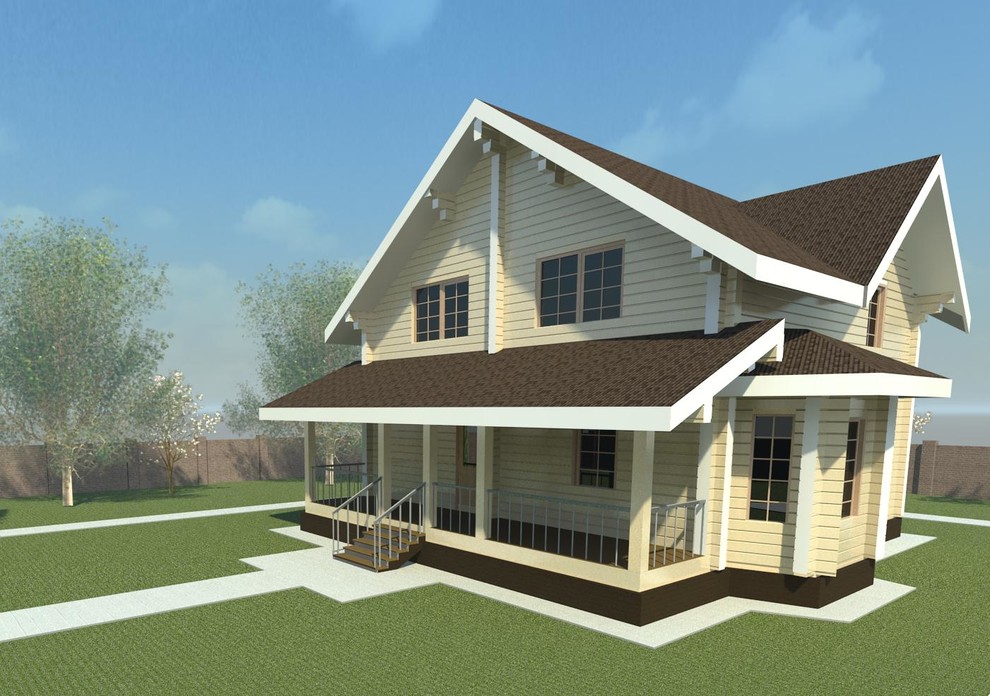 Дом из клееного бруса Кб-162