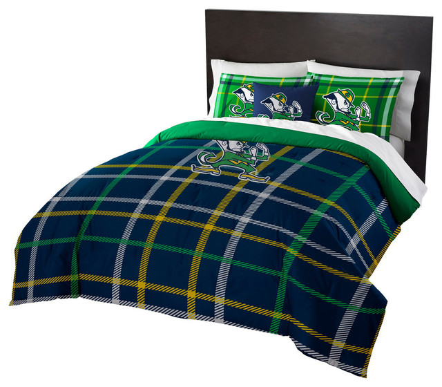 Notre Dame Comforter With Shams Contemporary Comforters And