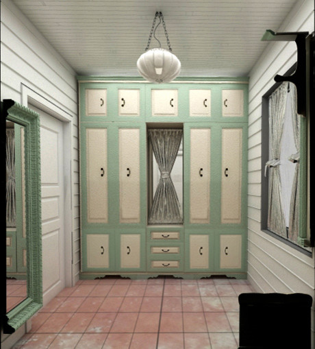 Прихожая в загородном доме