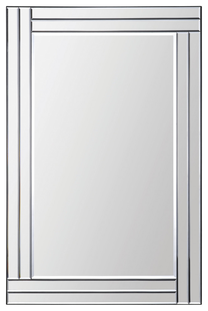 Baton Rouge Mirror 24 X 35 Transitional Wall Mirrors by PARMA