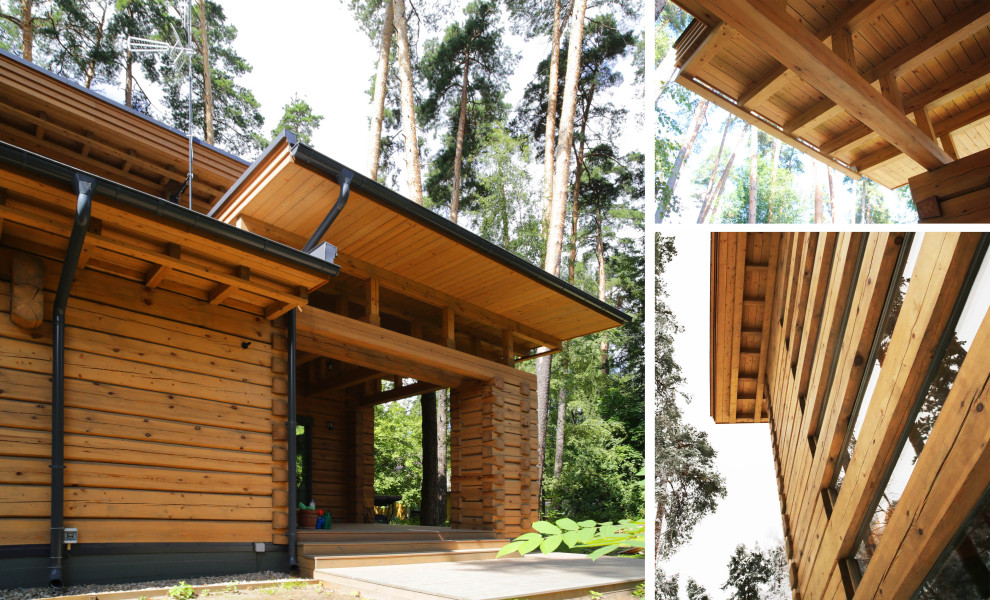 Дом в сосновом лесу