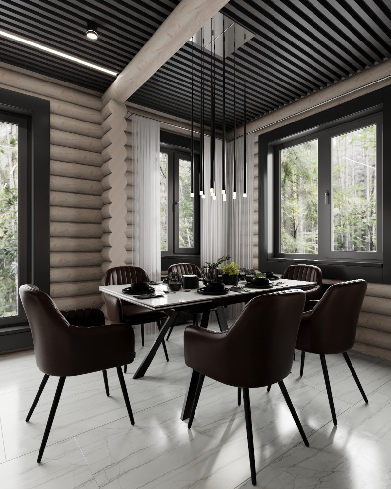 Дом из бревна в КП "Золотые Сосны"