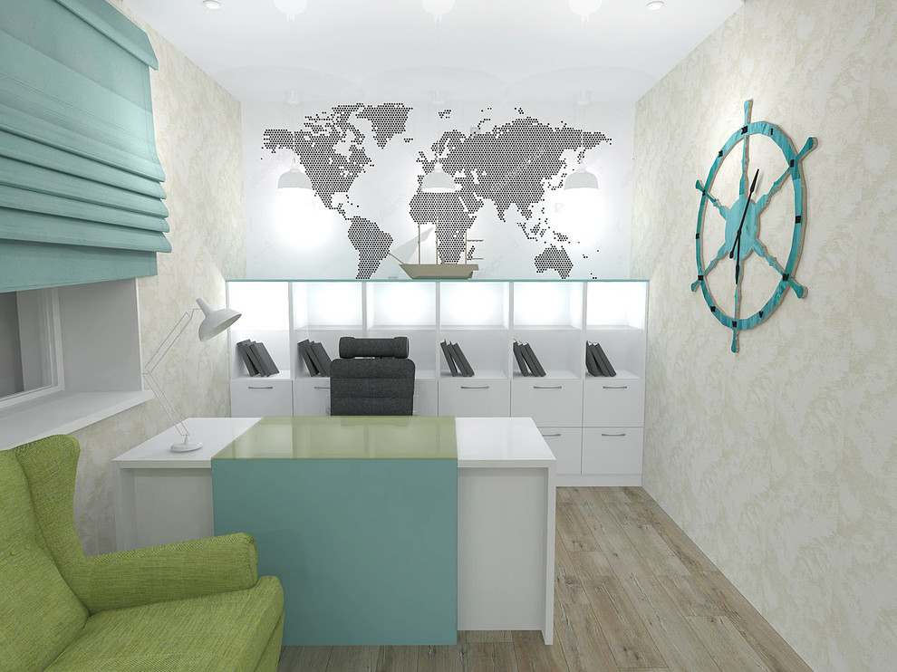 Кабинет в морском стиле