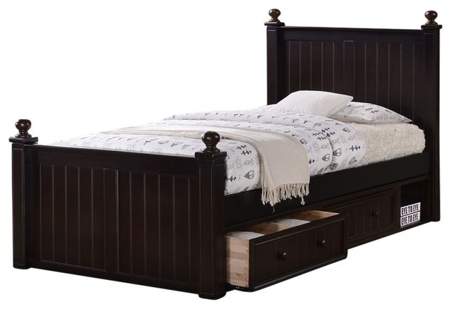extra long twin bed with storage