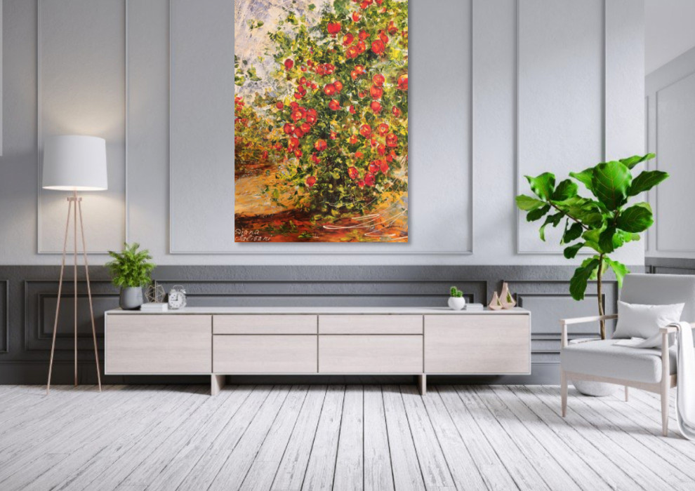 Гостиная - Дизайн интерьера - Картины художницы Дианы Маливани (3)