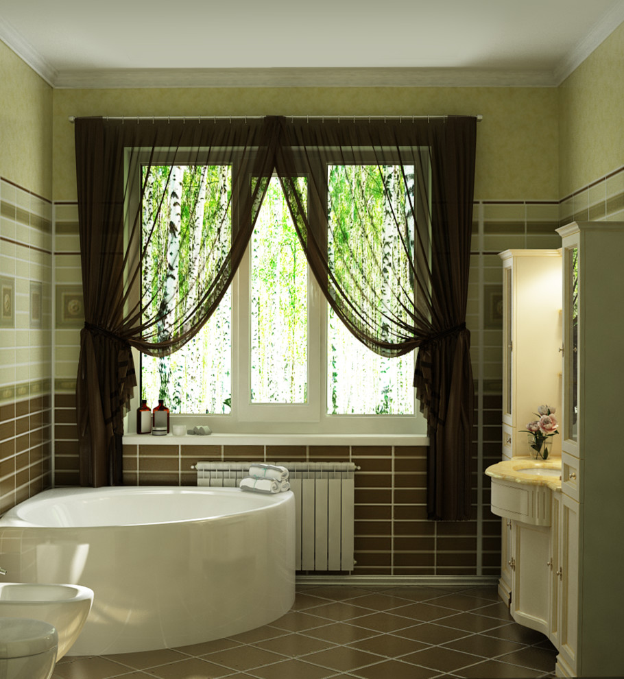 Дом для дружной семьи с тремя детьми в классическом стиле.