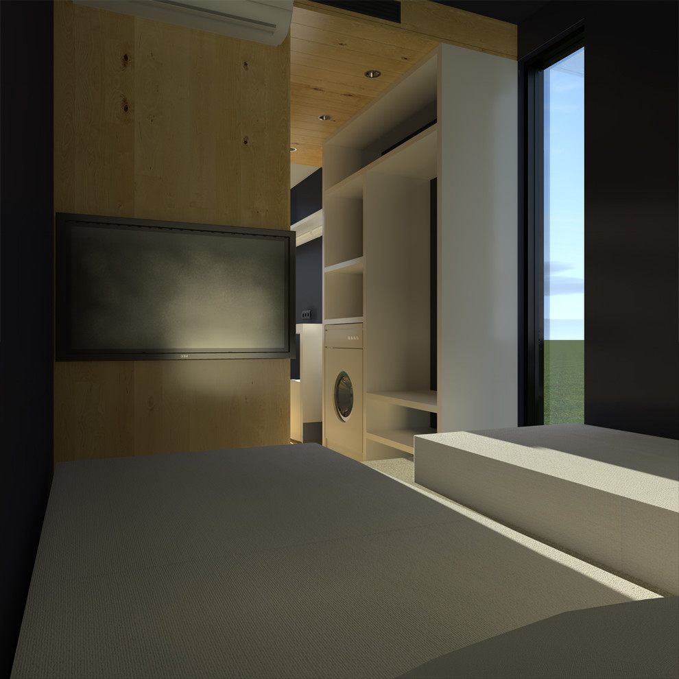 Два гостиничных номера в одном 45-ft морском грузовом контейнере