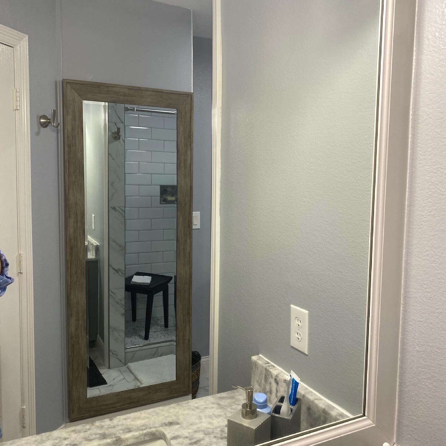 opening the bathroom up