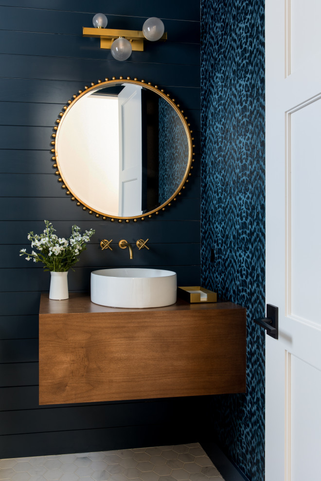 Lakeway - Beach Style - Powder Room - Austin - by Meredith Owen ...