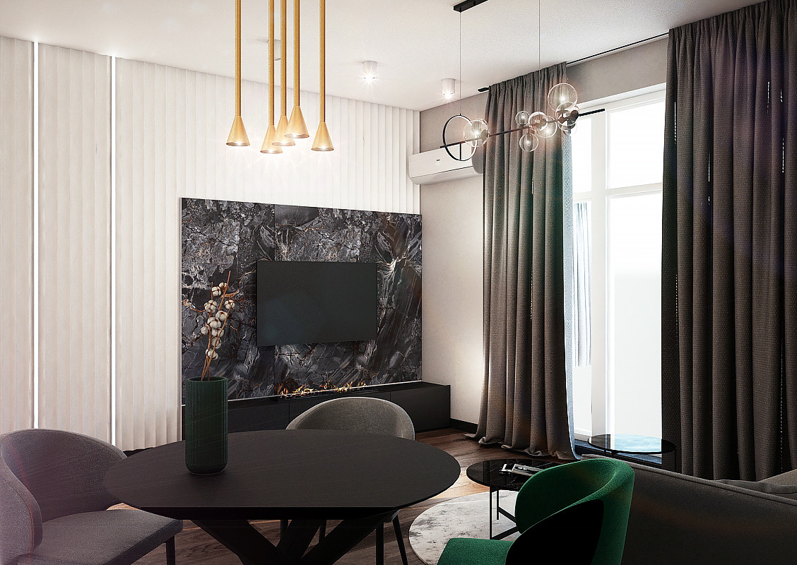 Кухня-гостиная