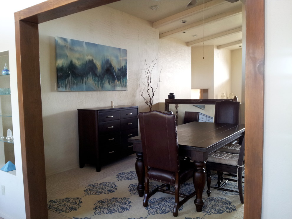 Is this artwork to big for the piece of furniture it is above