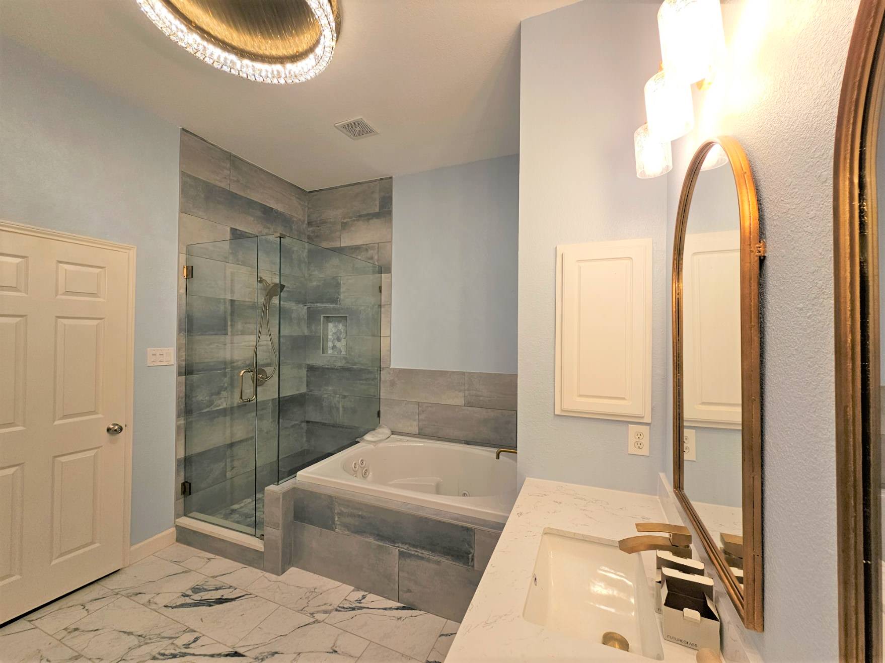 Don - Master bathroom remodeling project. The Colony TX