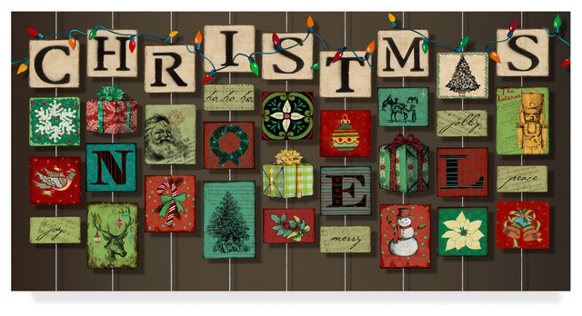 Art Licensing Studio 'Christmas On Strings' Canvas Art