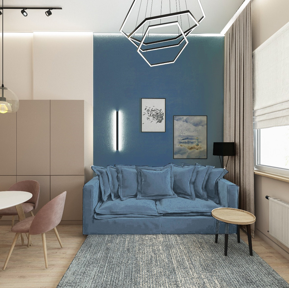 1к квартира с антресолью для молодой пары ЖК Сколково парк