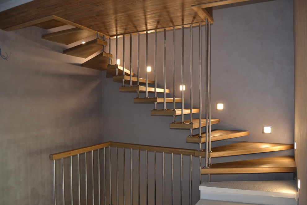 Лестница из дуба Лесная поляна