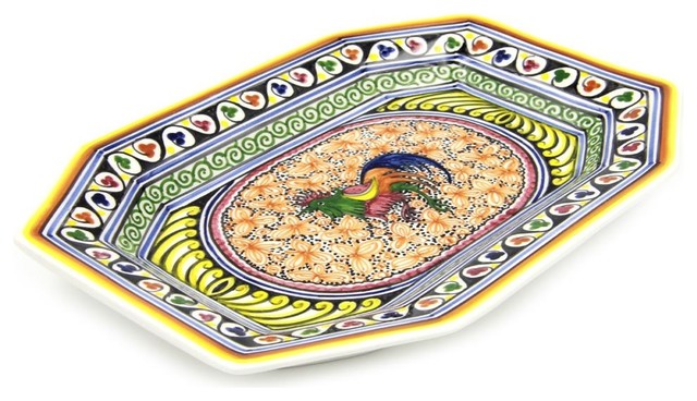 Coimbra Ceramics Hand-painted Decorative Platter XV Century Recreation #104/4