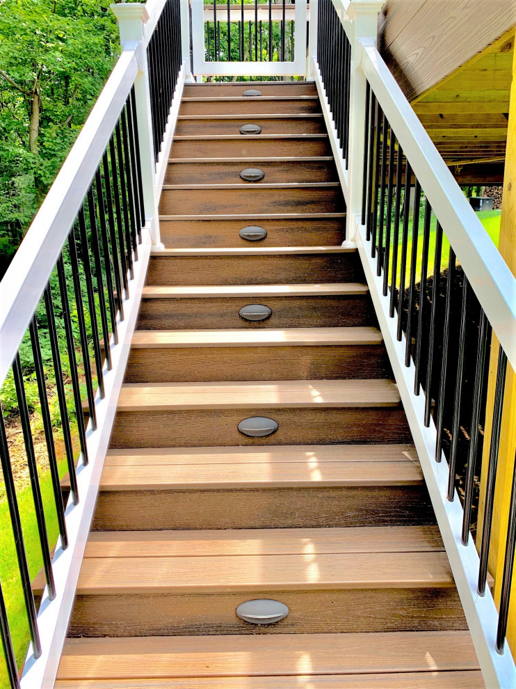 Staircase - large staircase idea in Baltimore