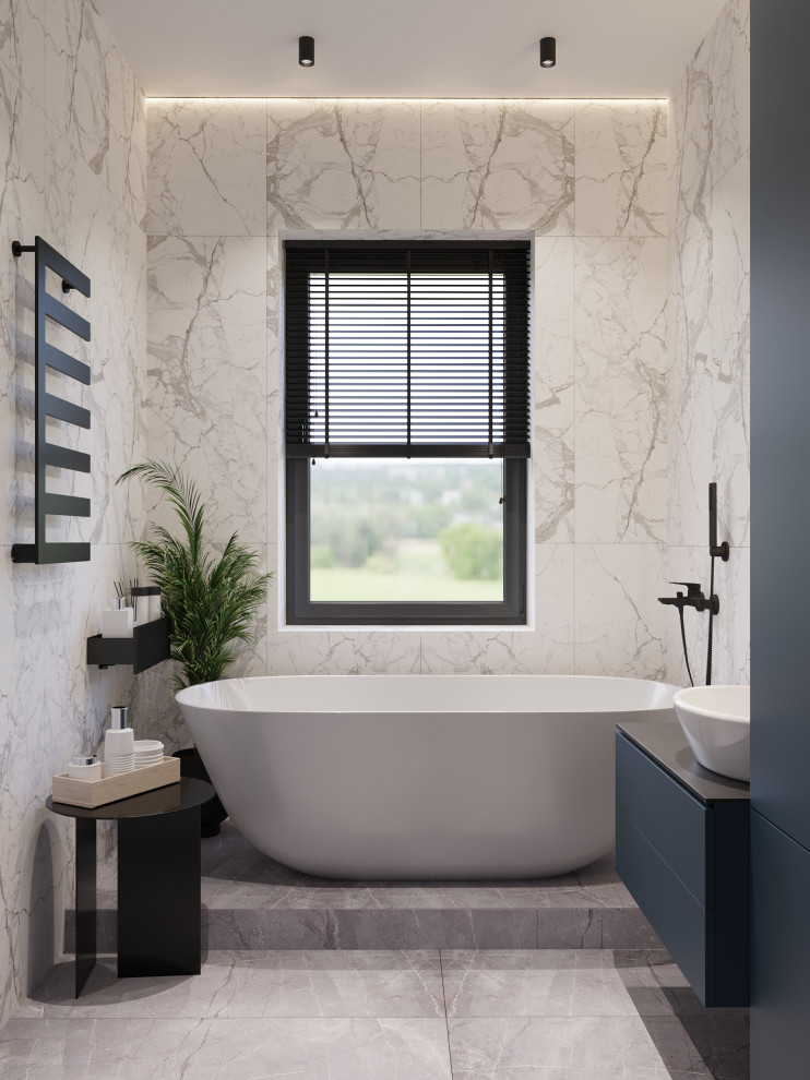 Ванная в загородном доме