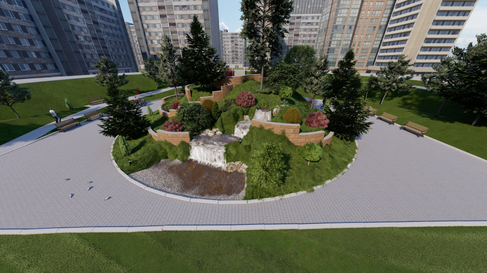 Визуализация городского парка