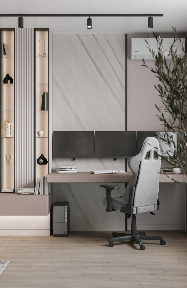 Дизайн интерьера в розовых тонах