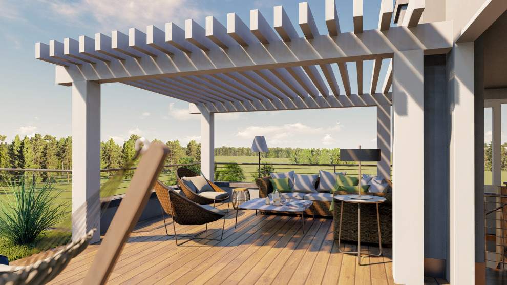 Современный загородный дом