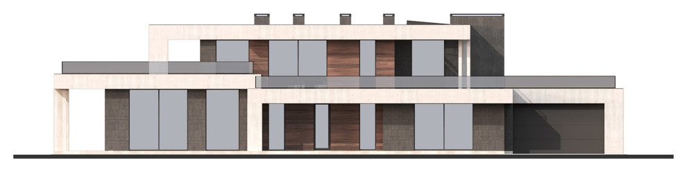 Дом в сосновом лесу