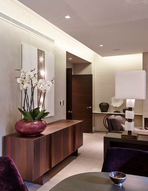 Holland Park contemporary-vardagsrum