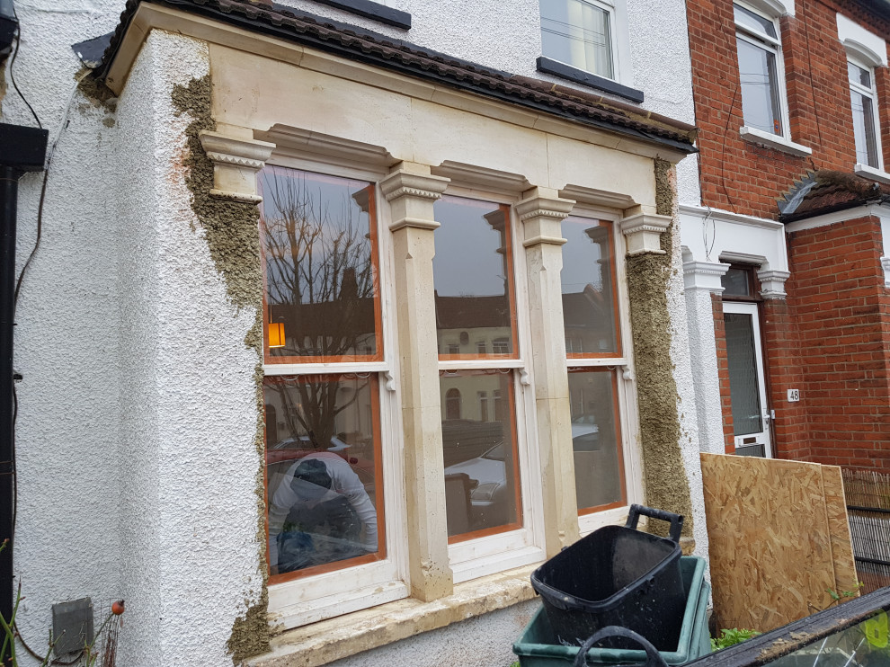 Replacing original features to period property + new timber sash windows