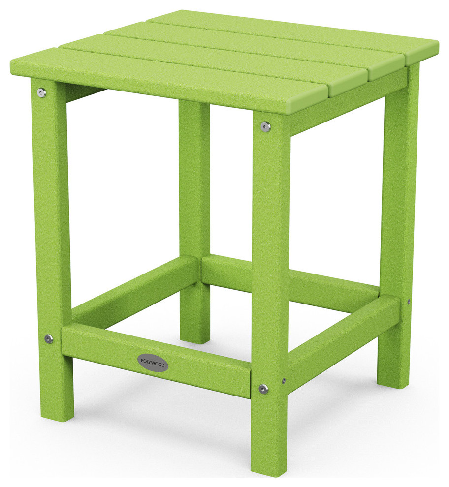 Polywood Long Island 18" Side Table - Contemporary - Outdoor Side ...