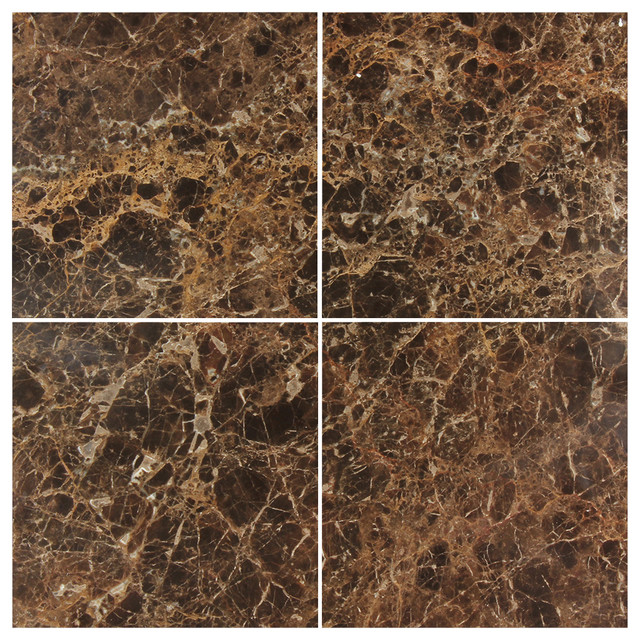 6 X6 Dark Emperador Polished Marble Tiles Set Of 120 Dark Emperador Polished Marble Tiles