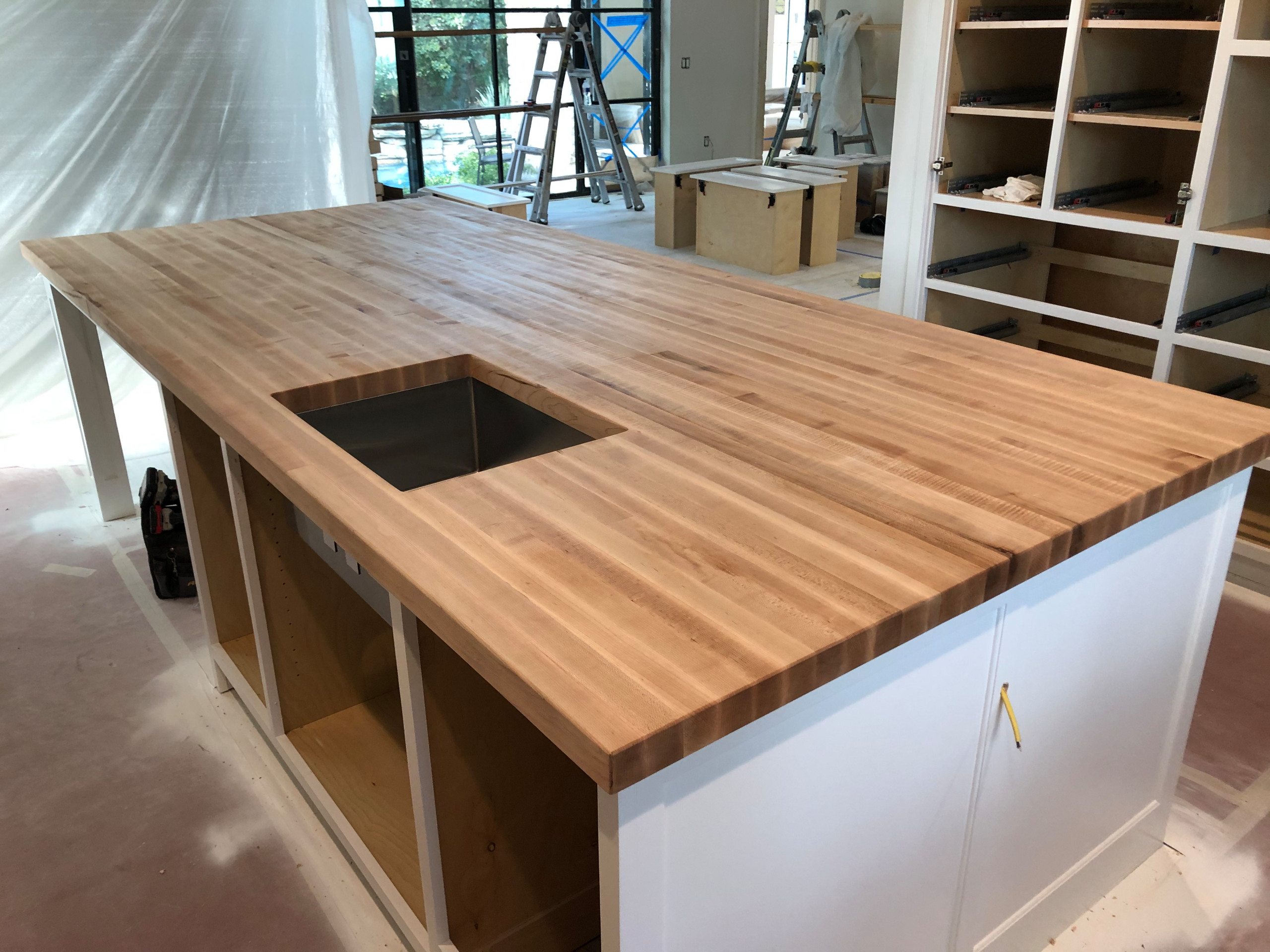 Maple Edge Grain Countertops