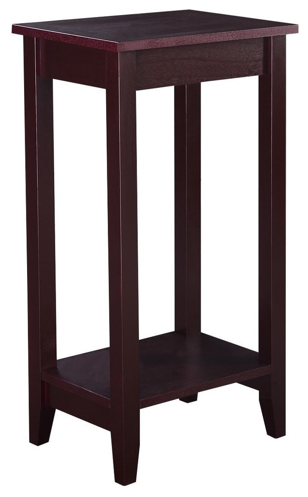 Modern Tall Wooden Sofa End Table Side Table Transitional Side Tables And End Tables by