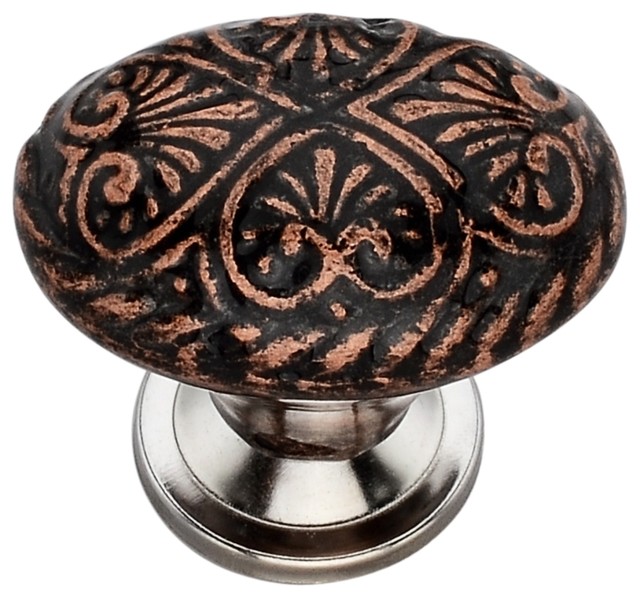 Ceramic Knob, 2'', Decorative Hardware, Brown, Drawer Cabinet Knob 10-Pcs