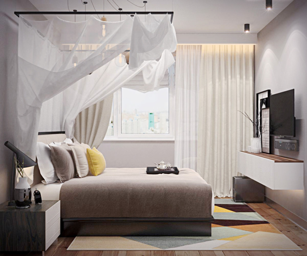 Дизайн-проект трехкомнатной квартиры "Над облаками"