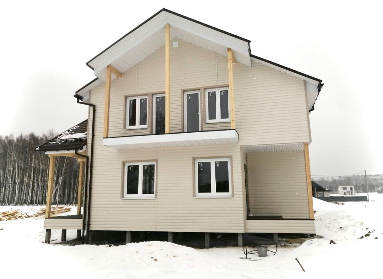 Каркасный дом по проекту "Минск"