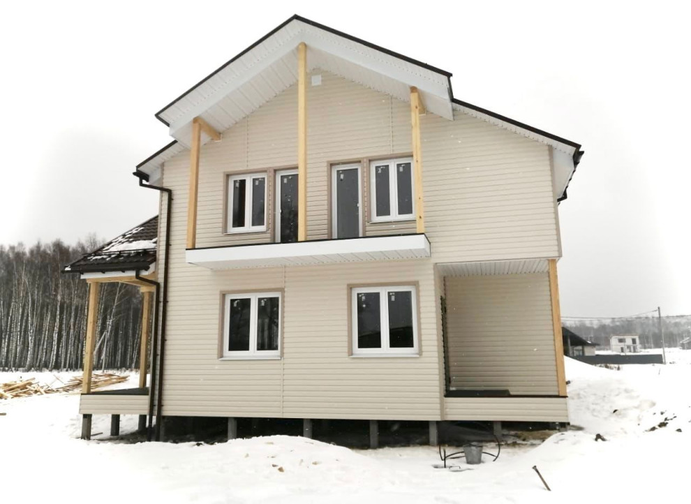 Каркасный дом по проекту "Минск"