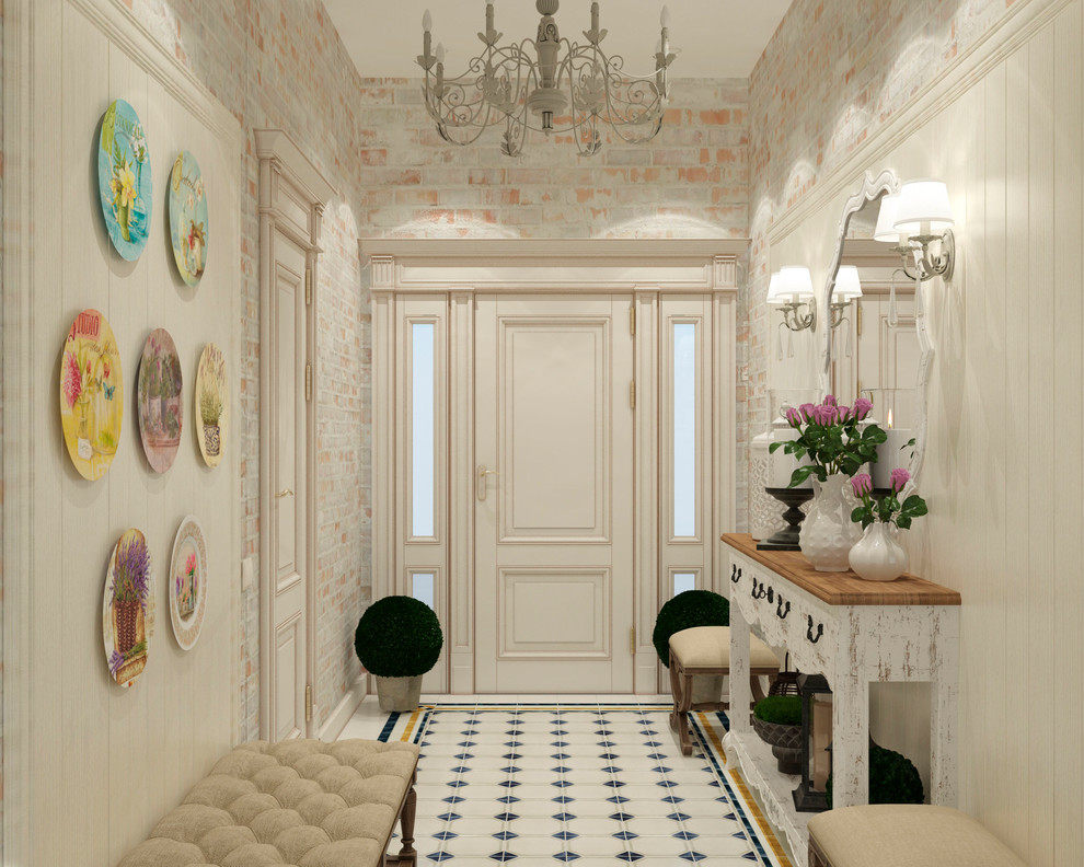 Холл в стиле прованс и шебби шик